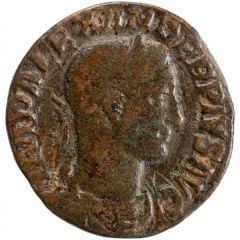 Sestertius - Severus Alexander P M TR P XII COS III P P S C, Sol