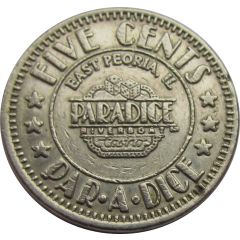 5 Cents - Paradise Riverboat Casino East Peoria, Illinois