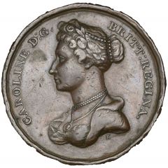 Medal - George IV Death of Caroline, Kempson, bronze