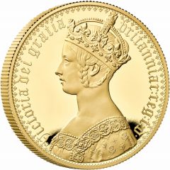 10000 Pounds - Elizabeth II Gothic Crown Portrait, Gold Proof