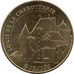 Jeton touristique - Monnaie de Paris - Logis de la Chabotterie - Vendée