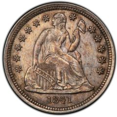 1 Dime `Seated Liberty Dime` with stars, no arrows