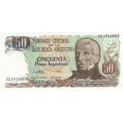 50 Pesos argentinos