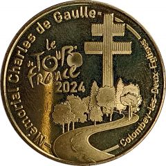 Jeton touristique - Monnaie de Paris - Mémorial Charles de Gaulle - Le tour de France