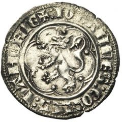 1⁄2 Groat `with Lion` - John II of Avesnes