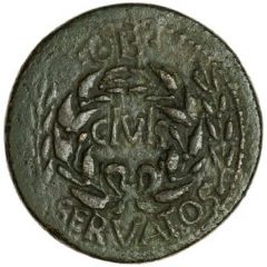 Sestertius CN PISO CN F IIIVIR A A A F F S C
