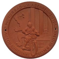 Medal - 2nd Motorbike race Autobahnspinne Dresden-Hellerau