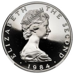 5 Pounds - Elizabeth II Quincentenary of the College of Arms, Platinum Proof