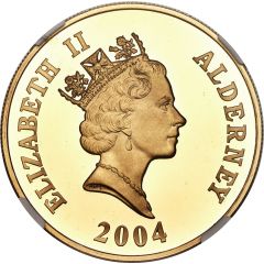 5 Pounds - Elizabeth II D-Day, Gold Proof Issue