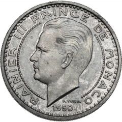100 Francs - Rainier III Piedfort Essai