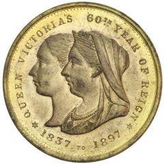 Medalet - Victoria Diamond Jubilee; Clunes