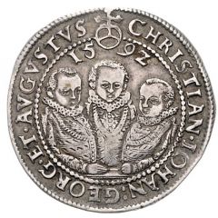1/2 Thaler - Christian II, John George I and August