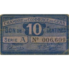 10 Centimes - Chambre de Commerce du Gers [32]
