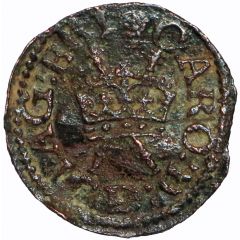1 Farthing - Charles I Richmond issue, mule of types 4 and 3
