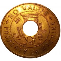 Amusement Token - Samson Novelty Co. with hole
