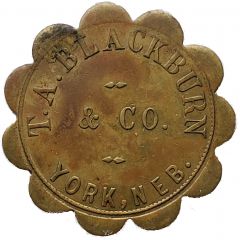 50 Cents - T. A. Blackburn York, Nebraska