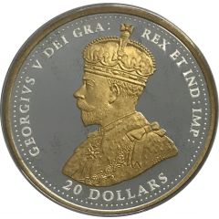 20 Dollars In the name of George V, WWI - France