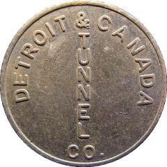 1 Fare - Detroit and Canada Tunnel Co. Detroit, Michigan