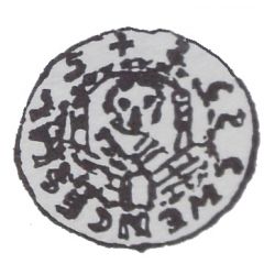 Denier - bishop krakowski Iwo Odrowąż Kraków mint