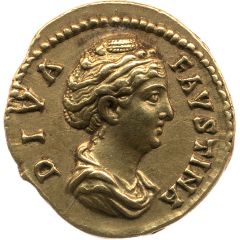 Aureus - Faustina the Elder CONSECRATIO