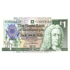 1 Pound Royal Bank of Scotland - European Summit Edinburgh 1992