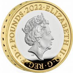 2 Pounds - Elizabeth II The FA Cup, Silver Piedfort