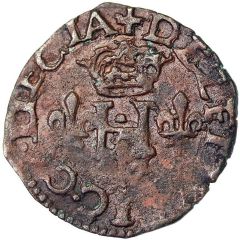1 Liard - Delfino Tizzone H; Maltese cross; date reverse