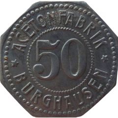 50 Pfennig - Burghausen an der Salzach Acetonfabrik