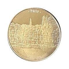 Médaille souvenir 'Porto - Ribeira & Torre dos Clérigos'