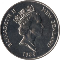1 Dollar - Elizabeth II 3rd Portrait, Runner