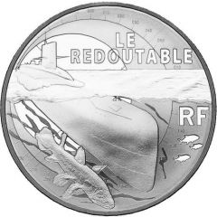 50 Euros Le Redoutable , silver