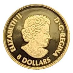 8 Dollars - Elizabeth II Lucky Flower Dragon