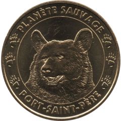 Monnaie de Paris Tourist Token - Port Saint Père Planète Sauvage - L`ours