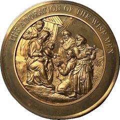 Medal - Thomason Medallic Bible Adoration of the Wise Men