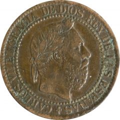 10 Centimos - Carlos VII pretender