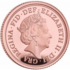 1/2 Sovereign - Elizabeth II 5th portrait, Platinum Jubilee