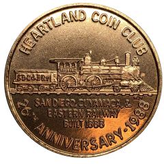 Medal - Heartland Coin Club 27th Anniversary