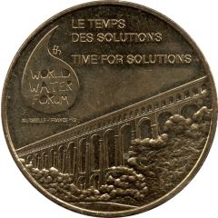 Monnaie de Paris Tourist Token - 6ème World Water Forum Marseille Aqueduc de Roquefavour