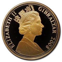10 Pounds - Elizabeth II Battle of Trafalgar, Gold Proof