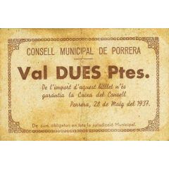 2 Pesetas Porrera
