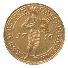 2 Ducats Square on flower