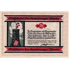 75 Pfennig Hamburger Warte
