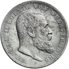 3 Mark - William II Obverse Trial