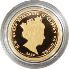 1/2 Sovereign - Elizabeth II King George VI tribute