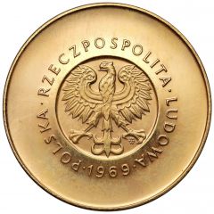 10 Zlotys 25 Years of People`s Republic of Poland, Trial Strike 5 o`clock Próba