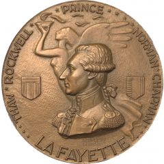 Medal - Aircraft carrier La Fayette