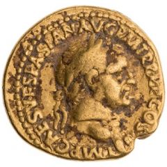 Aureus - Vespasian PACI AVGVSTI, Pax and Nemesis