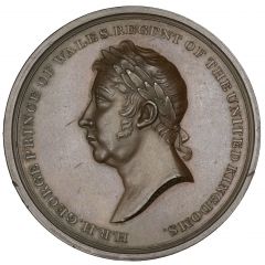 Medal - George III Treaty of Paris, T. Halliday & T. Wyon