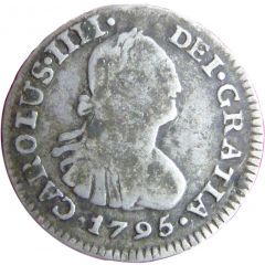 1/2 Real - Carlos IV Numeral IIII