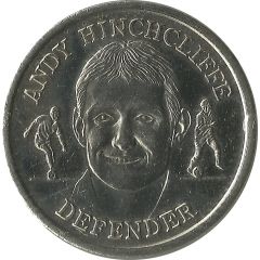 Token - Sainsbury`s Official England Squad 1998 Andy Hinchcliffe